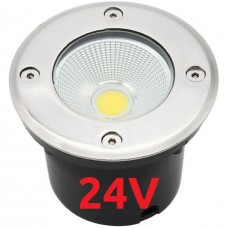 Φωτιστικό Χωνευτό Δαπέδου LED 10W 24V 800lm IP67 4000K Λευκό Φως 96RAY24/10